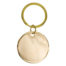 1 1/2" Gold Blank Circle Brass Keychain