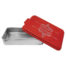 9" x 13" Aluminum Cake Pan with Red Lid