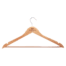 17 1/2" x 9" Solid Maple Clothes Hanger