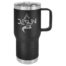 Polar Camel 20 oz. Black Vacuum Insulated Travel Mug with Slider Lid